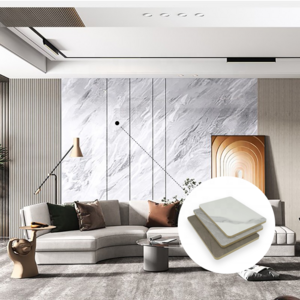 Factory direct sale wpc/pvc/ wall panel marble for interior decoration marble sheet Bamboo Charcoal Board Wall Wood Veneer