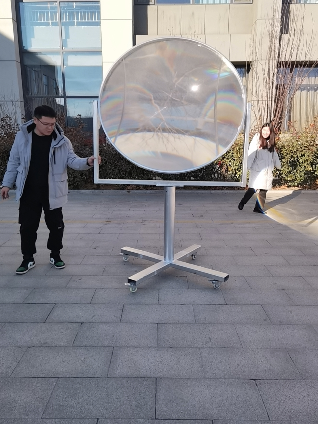 new large Fresnel lens Round Shape Diameter 1100mm Plastic Acrylic PMMA Spot Big Fresnel Lens for Solar Energy