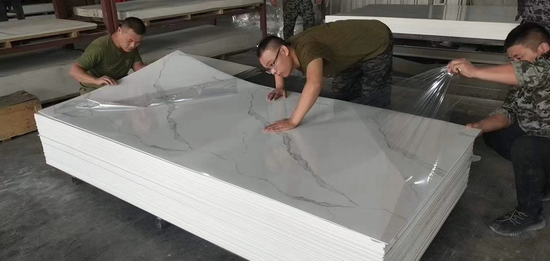 UV Board Marble High Gloss Decorative Panel Marble PVC Board