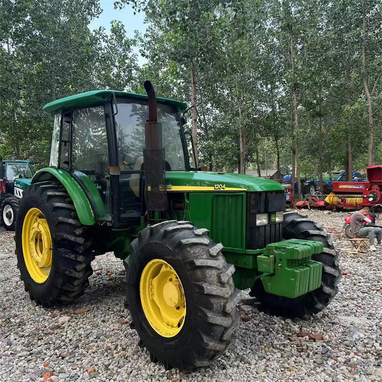 Latest Design Reasonable 120HP Price JOHNDEERE  JD1204  Used Farm Tractor Tires Used Farm Tractor For Sale