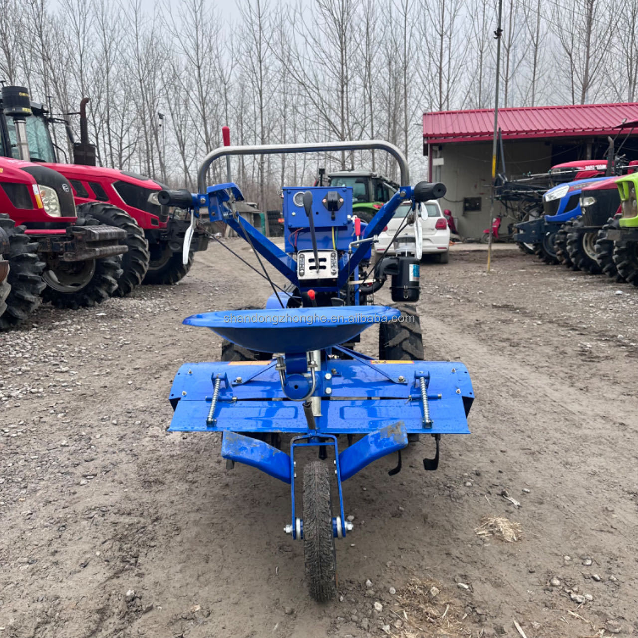 Agricultural Machinery & Equipment Two Wheel 8hp 15hp 20hp 22hp Hand Tractor Walkbehind Tractor Electric Walking Tractors