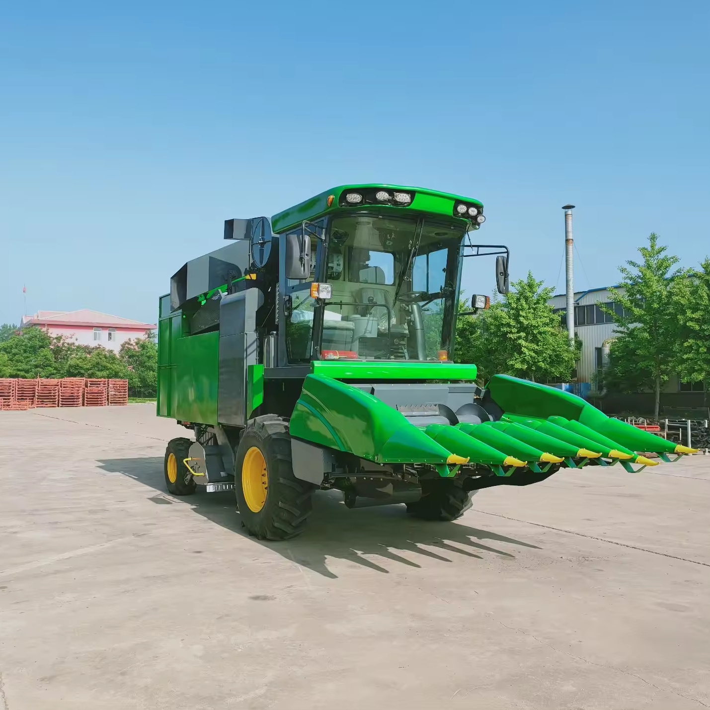 Easy Drive And Maintain 4 Rows Maize Seed Corn Harvester