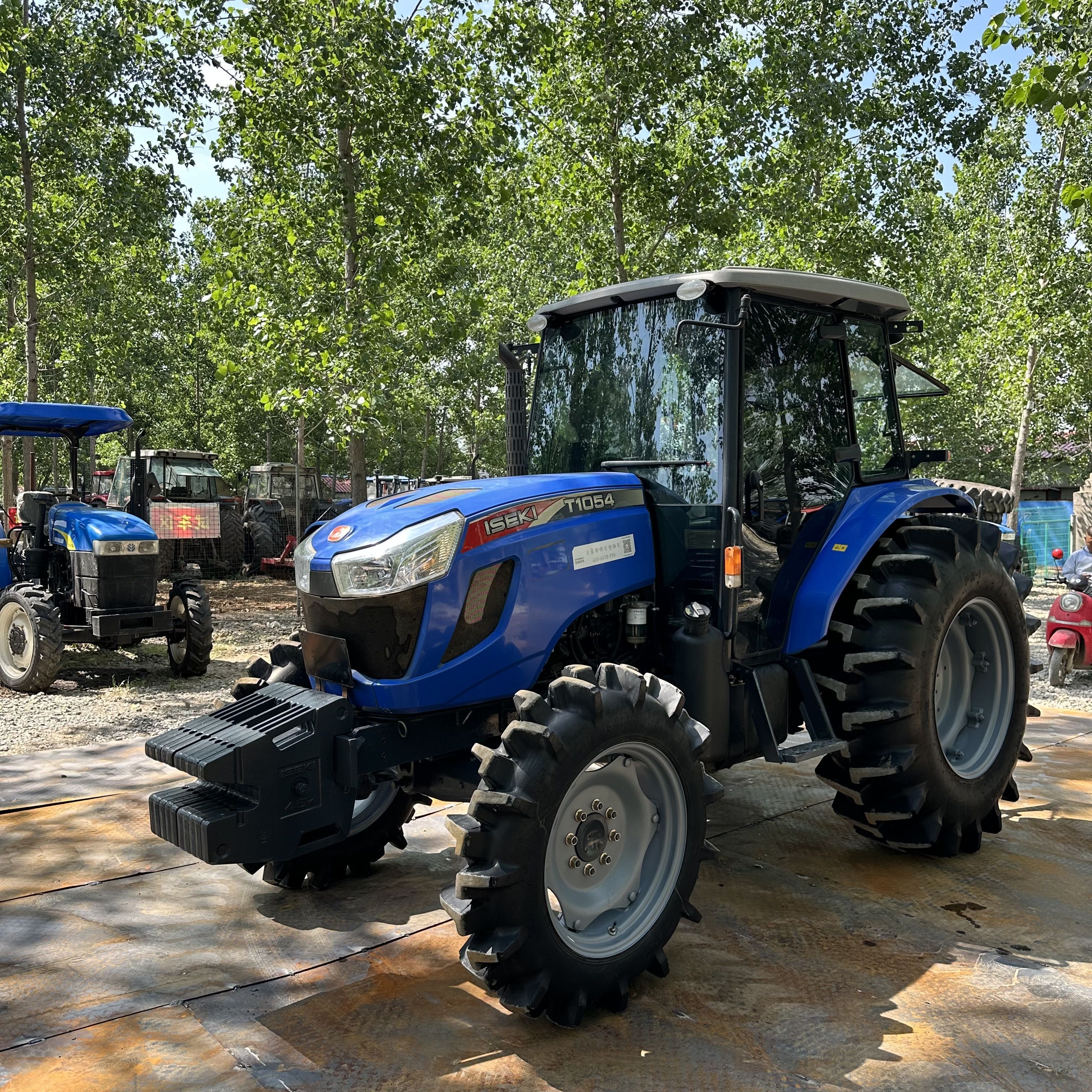 105HP 4x4 Second-hand Tractor Farm Tractor Agricultural Tractor ISEKI T1054 Japan 2019 Multifunctional Kubota Diesel Engine 3485