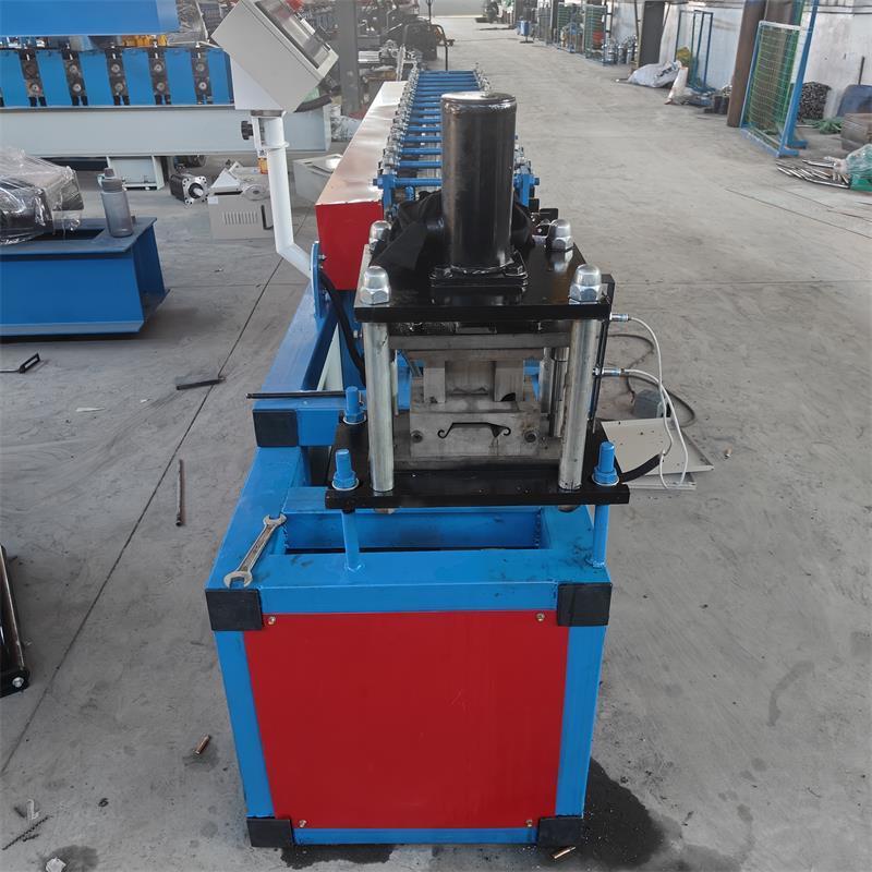 Shutter door c channel side guide rail making roll forming machine hot sells in Philippines