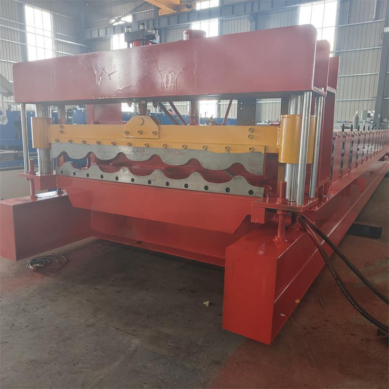 aluminum metal roofing iron sheets shingle making glazed tile roll forming machine