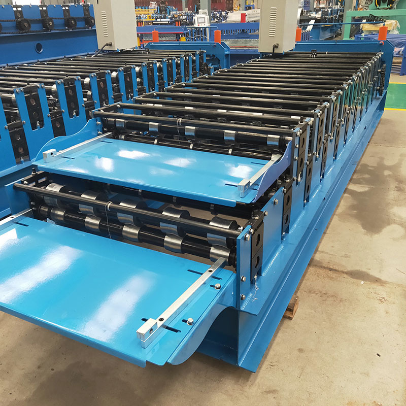 Roof Metal Cold Steel Roof Aluminium Step Tile trim Press Roll Forming Machine