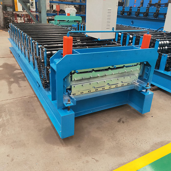 Roof Metal Cold Steel Roof Aluminium Step Tile trim Press Roll Forming Machine