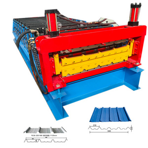 Roof Metal Cold Steel Roof Aluminium Step Tile trim Press Roll Forming Machine