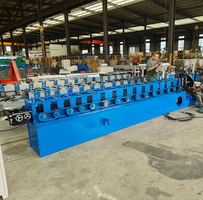 Automatic Metal Stud and Track C U shape Making Machinery CU Purlin Profiled Roll Forming Machine