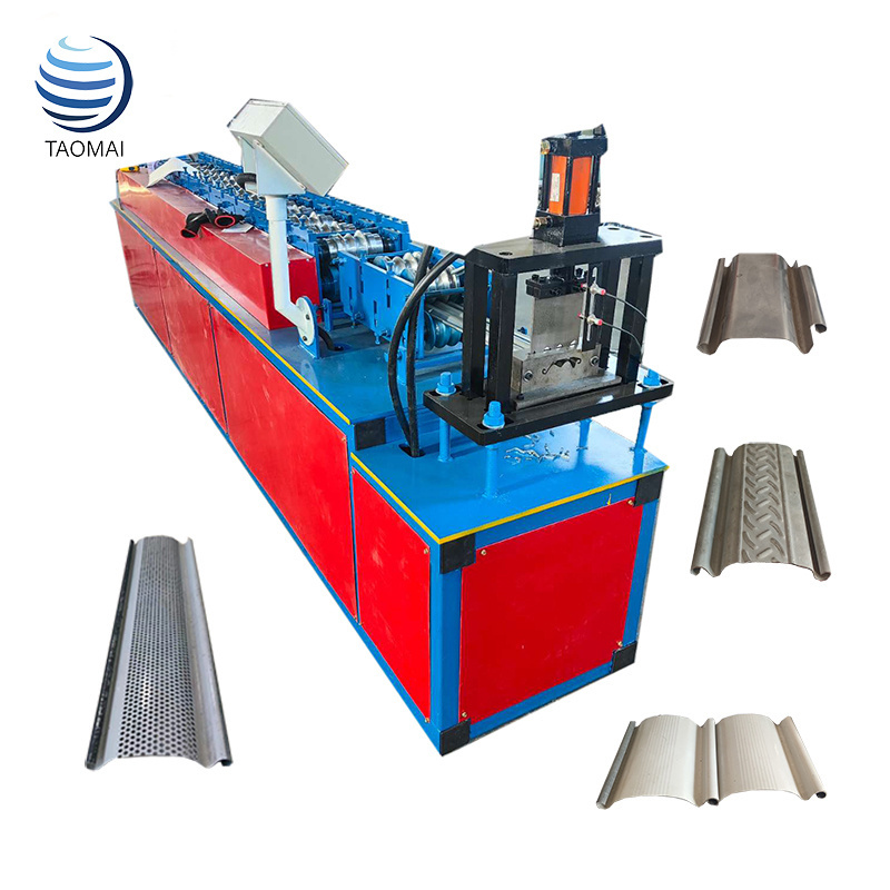 Shutter door c channel side guide rail making roll forming machine hot sells in Philippines