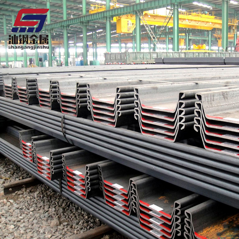 Hot Sale U Shape Steel Sheet Pile in Stock Low Price Sheet Piling Concrete Sheet Pile