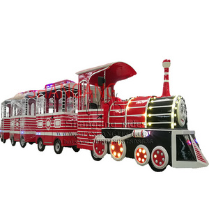 Outdoor kiddie rides trackless train carnival train rides for kids party