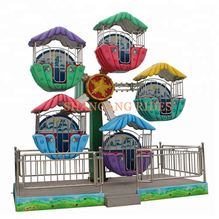 Amusement Equipment Kids Mini Ferris Wheel With Decoration For Sale