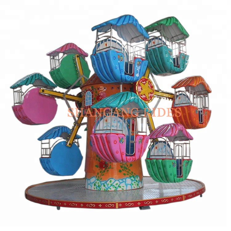 Amusement Equipment Kids Mini Ferris Wheel With Decoration For Sale