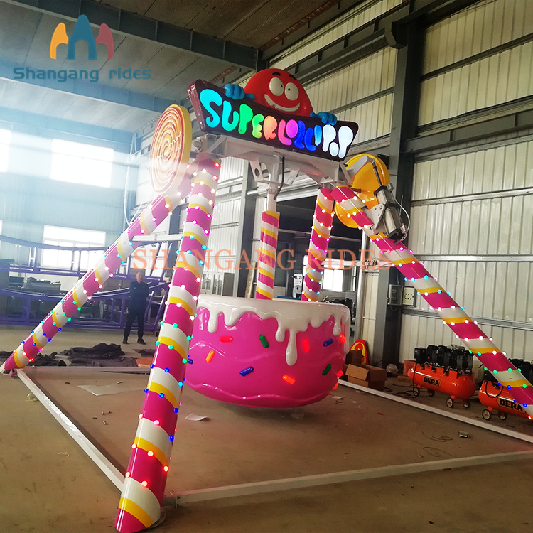 Most Popular Amusement Rides Candy Pendulum Swing Pendulum Rides For Kids Theme Park