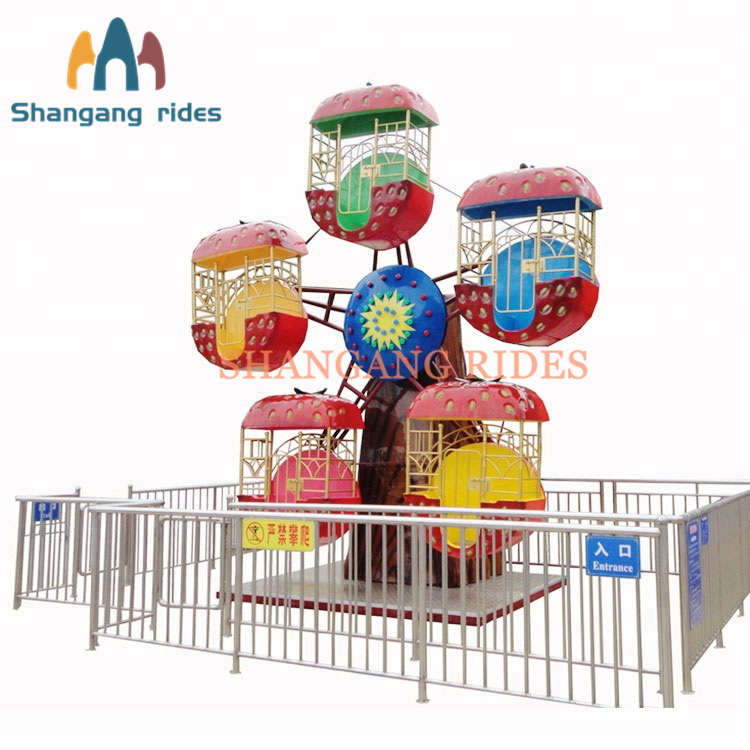 Amusement Equipment Kids Mini Ferris Wheel With Decoration For Sale