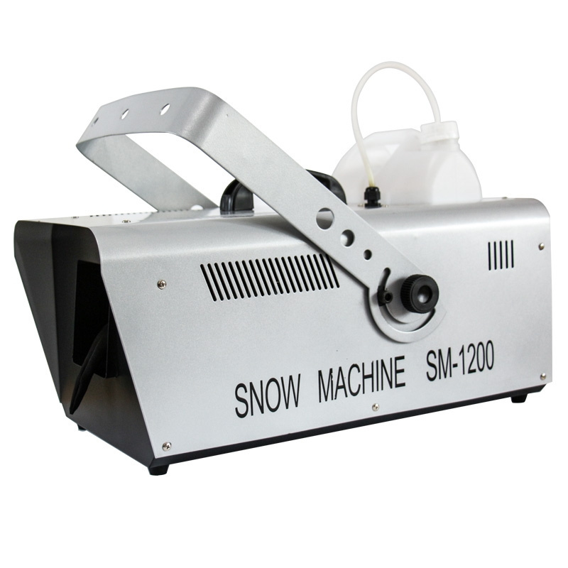 Hot sale Special Effects Foam 1500w Stage Dj 180 Degree Moving Head Party Mini Snow Maker Artificial Moving Head Snow Machine