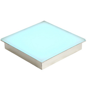 Shangcheng the best selling high quality square LED induction floor tile light outdoor waterproof LED luminous floor tile