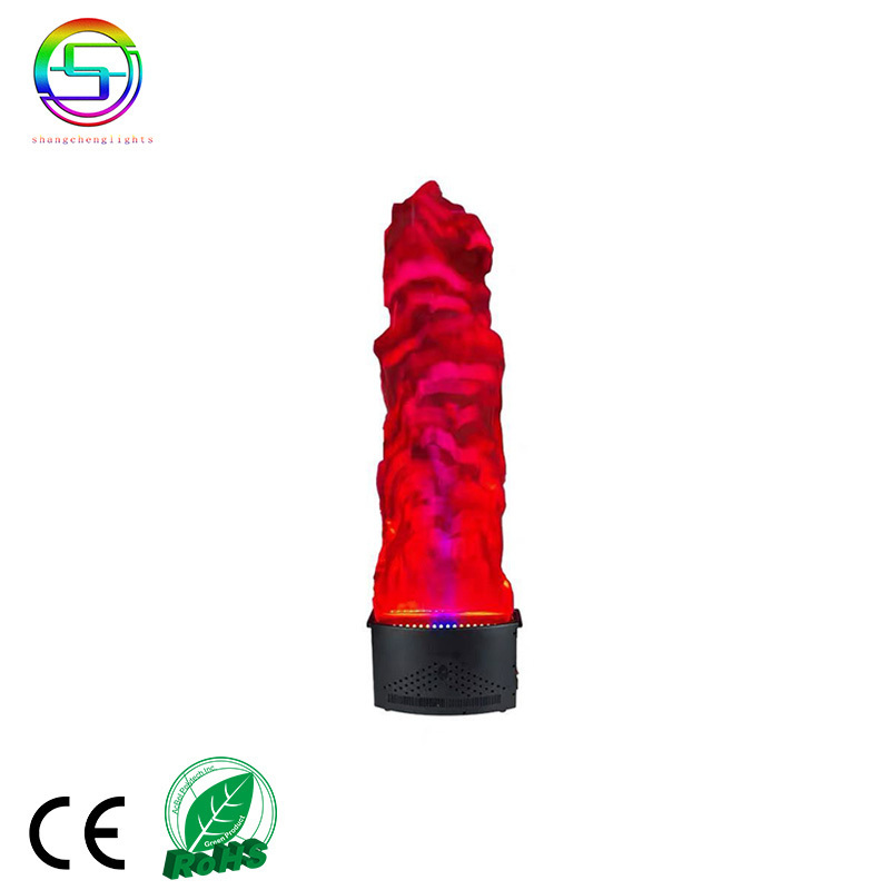 Shangcheng Big floor silk flame light/ led fire flame lamp halloween holiday lighting fire works red tubepaper making machine