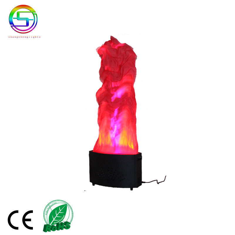 Shangcheng Big floor silk flame light/ led fire flame lamp halloween holiday lighting fire works red tubepaper making machine