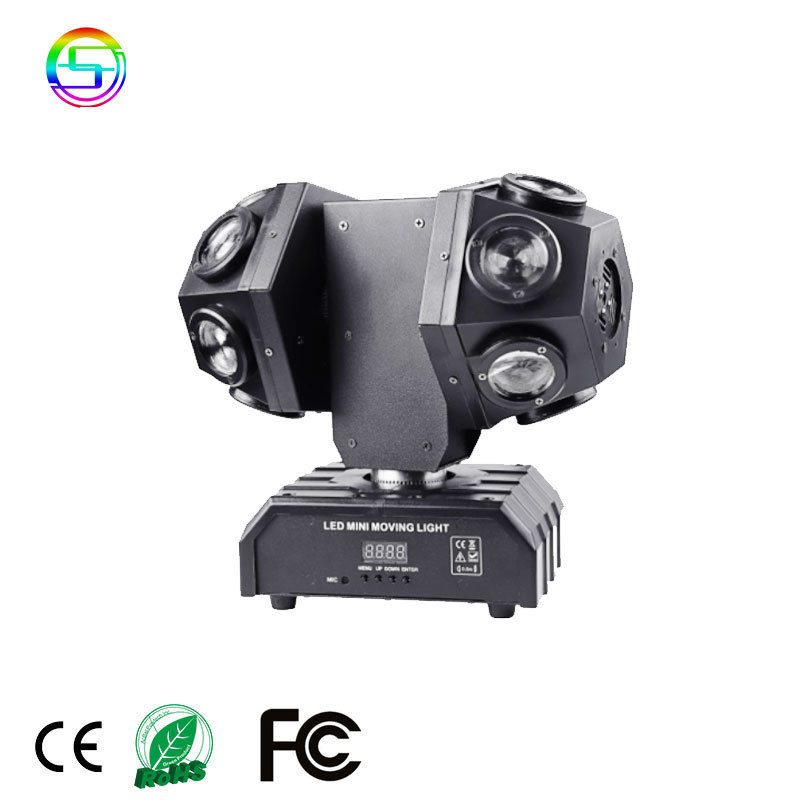 Shangcheng good selling Double Arms Rotation Spider 120W Mini Beam Sharpy LED Moving Head Light