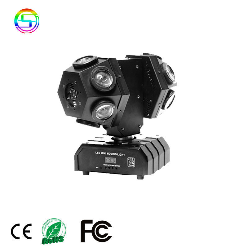 Shangcheng good selling Double Arms Rotation Spider 120W Mini Beam Sharpy LED Moving Head Light