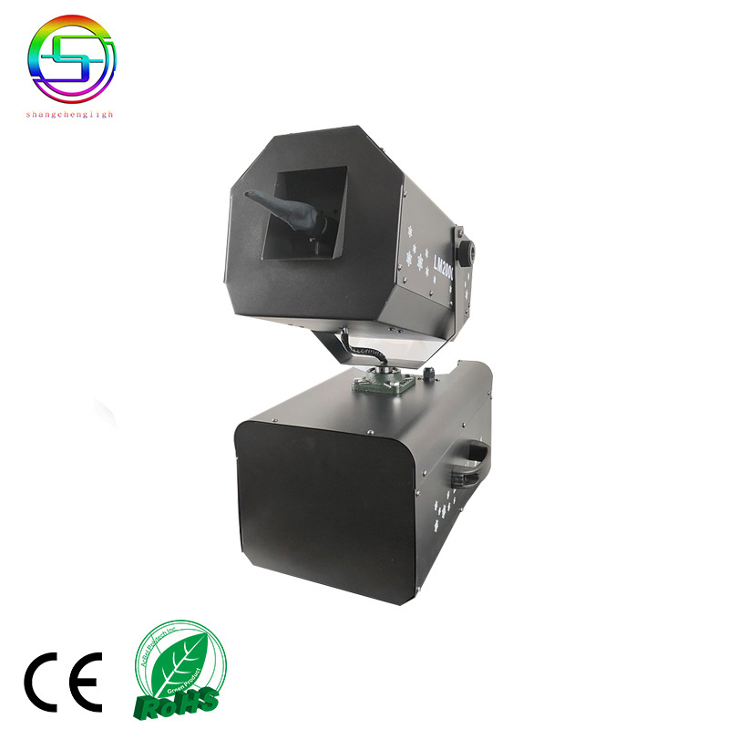 Shangcheng high quality 2000w 3000w snow making machine Moving Head Snow Maker Artificial Moving Head Snow Machine