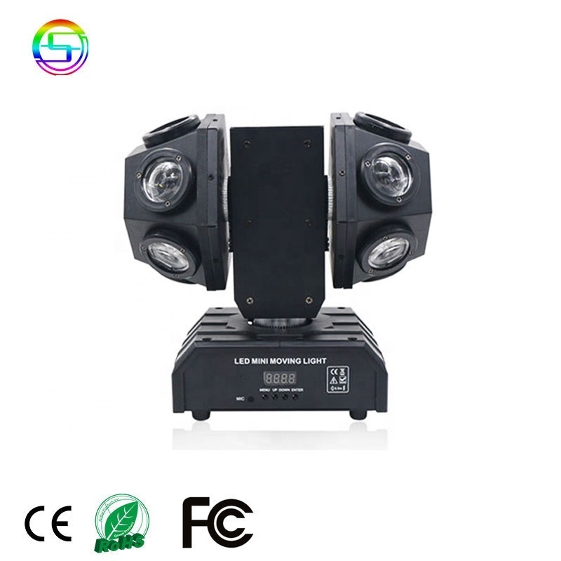 Shangcheng good selling Double Arms Rotation Spider 120W Mini Beam Sharpy LED Moving Head Light