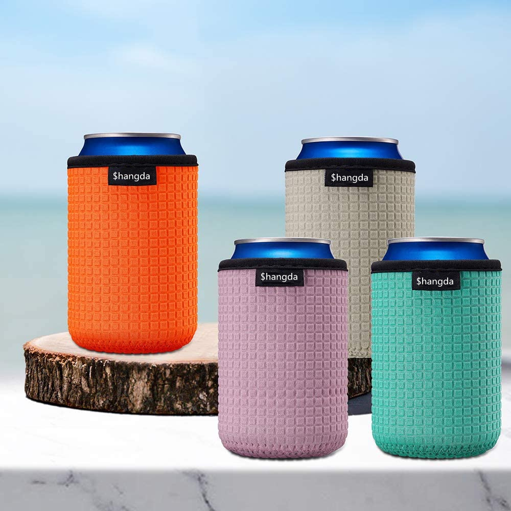 Outdoor portable neoprene soft beach can cooler wine camping stubby beer can coolers pouch carrier holder Bags