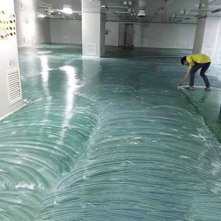 Shangdi Genuine resistant solvent-free epoxy floor coating dust topcoat epoxy floor transparent floor epoxy resin for college