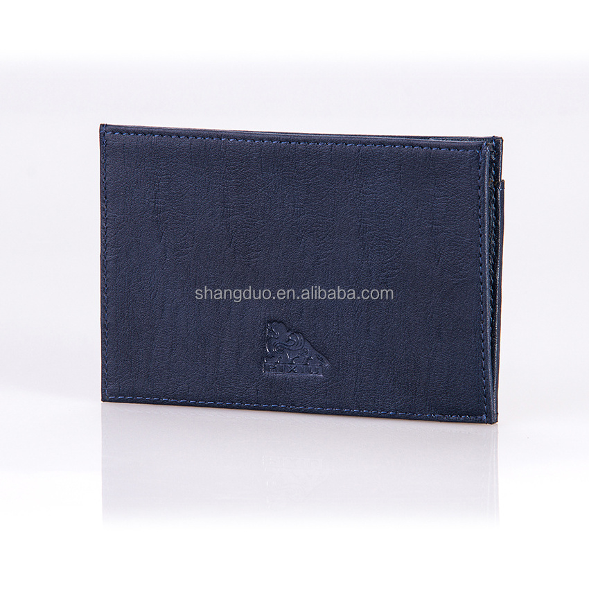 Factory custom leather card bag made in China real pickup bag large capacity credit card wallet