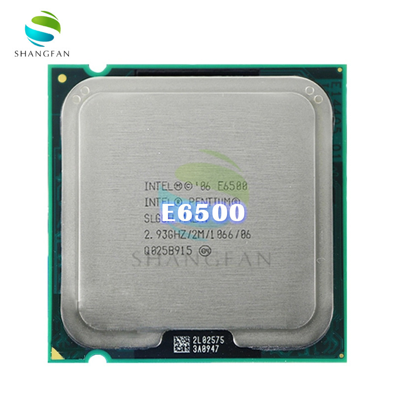 For Intel Pentium E6500 Dual Core CPU (2.93GHz,2M,1066MHz,775pin,45nm processor