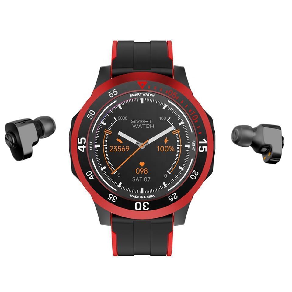 High Quality 2 in 1 Smart watch With Headphones N15 Smartwatch OEM Customized Logo Package Rohs N16 Smart Watch With Air Buds