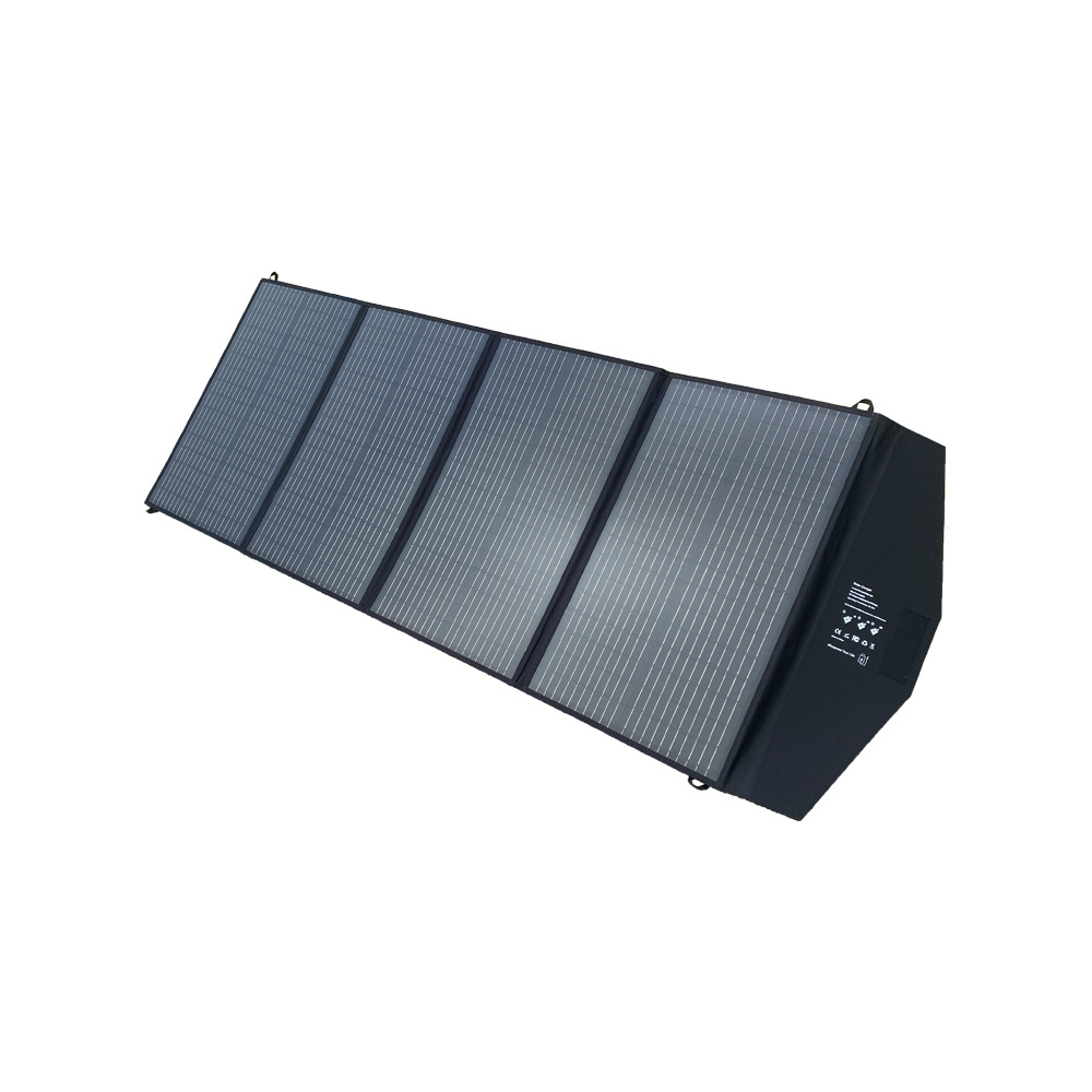 outdoor fold 200 w monocrystalline half cut folding solar panel case