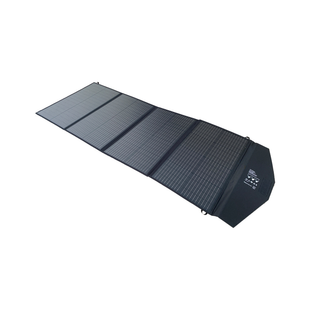 outdoor fold 200 w monocrystalline half cut folding solar panel case