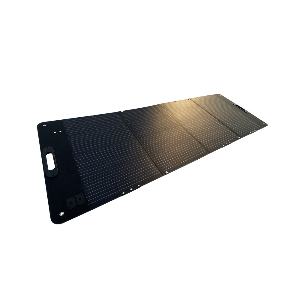 competitive price etfe portable solar panel  kit off grid 200w suitcase