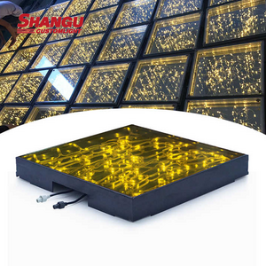 SG Waterproof IP65 Double Mirror Wedding Party Interactive 50x50cm Starlight Dance Floors Led Dance Floor