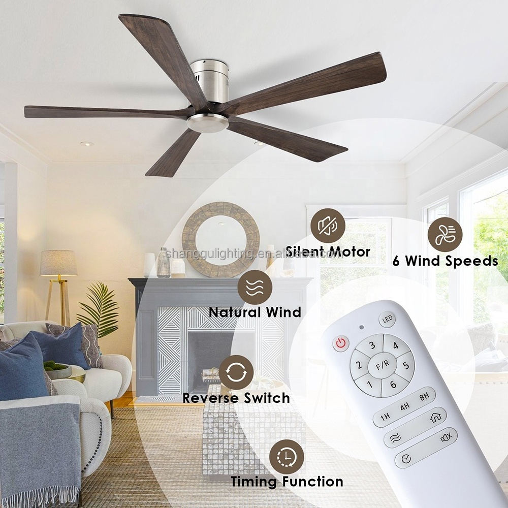 60 Inch Home Decorative Modern Inverter Dimmable Smart Fan Light Dc Led Ceiling Fans With Light and Remote