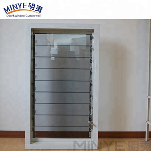 Ventilation and aesthetics Jalousie Glass Aluminum Louver Shutters Windows