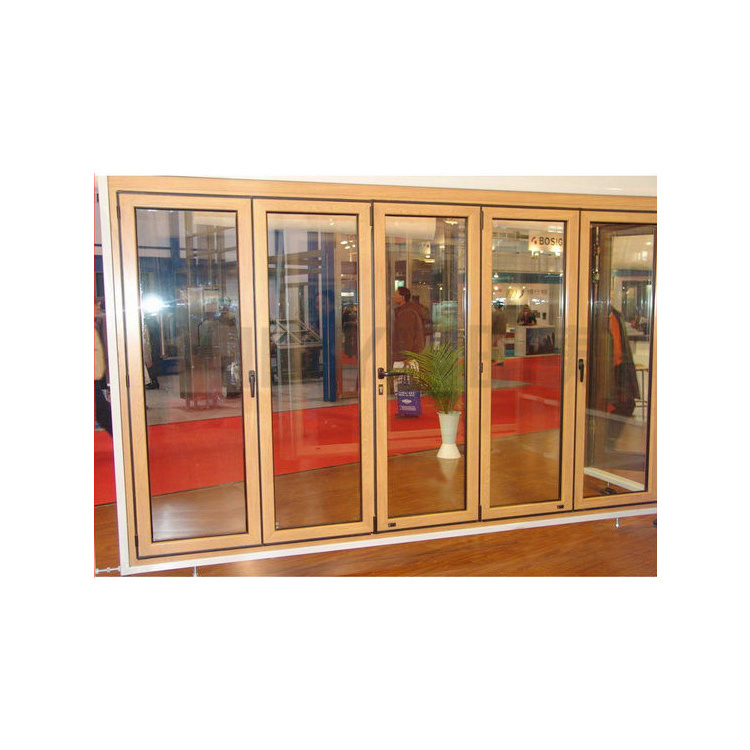 German design  Sound Insulation Aluminum main door Folding Doors