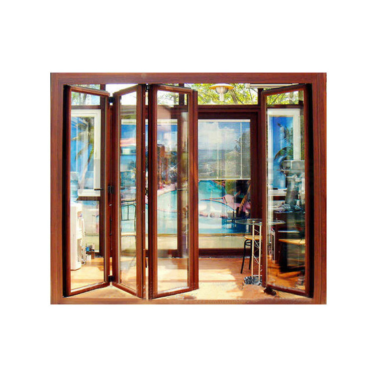 German design  Sound Insulation Aluminum main door Folding Doors