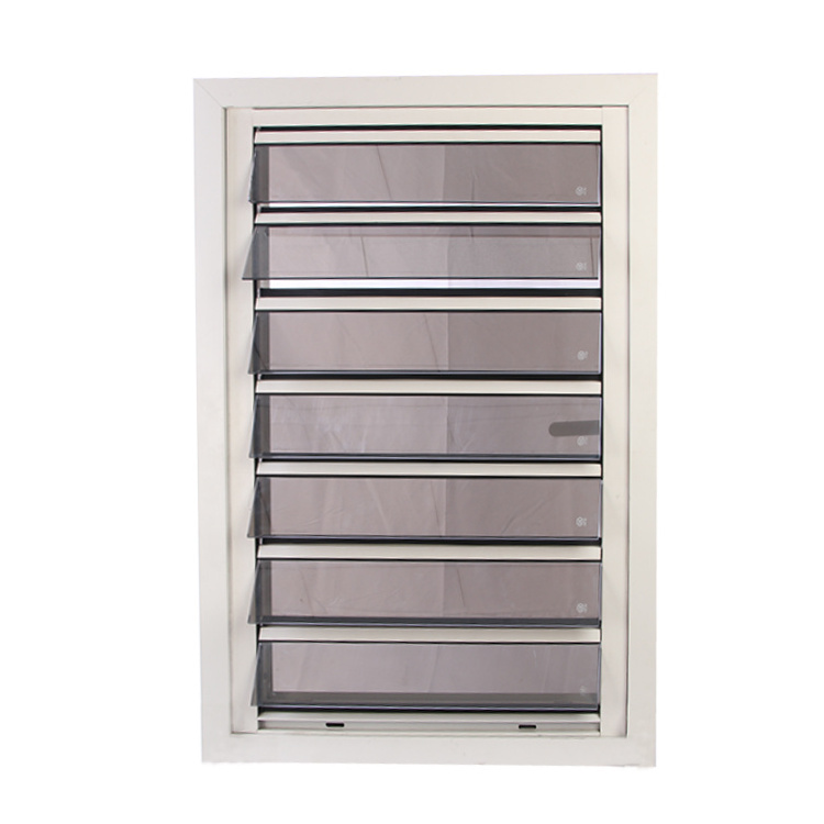 louver design glass shutter window with fly screen/aluminum glass shutters