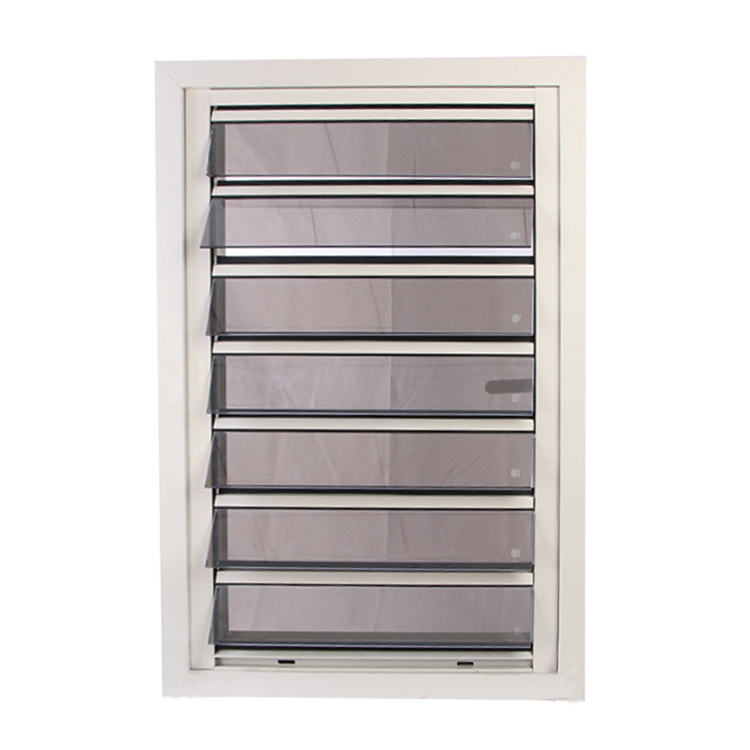 louver design glass shutter window with fly screen/aluminum glass shutters