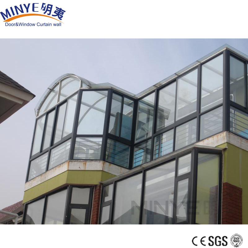 strong prefabricated glass house/aluminum sunroom/conservatory