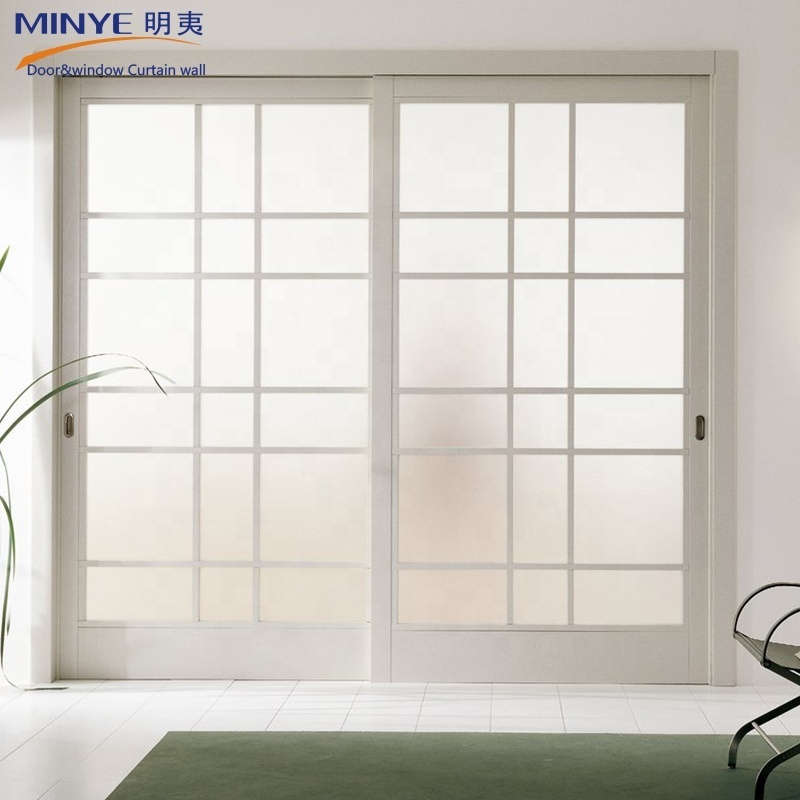 Double Pane Glass Sliding Reception Window Aluminum Profile Window