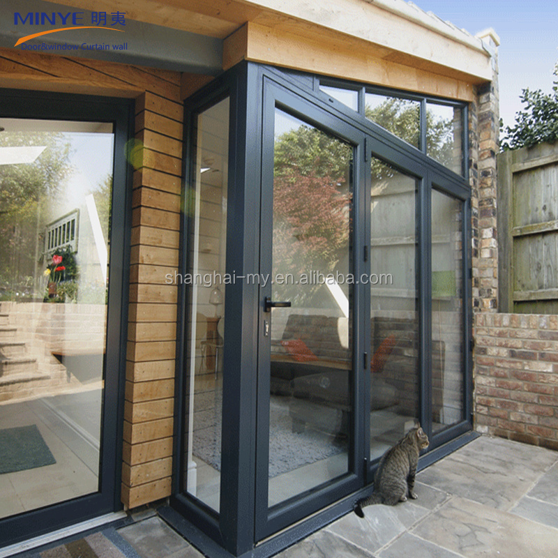 High Quality Villa Used Exterior French Doors Glass Bi Fold Door