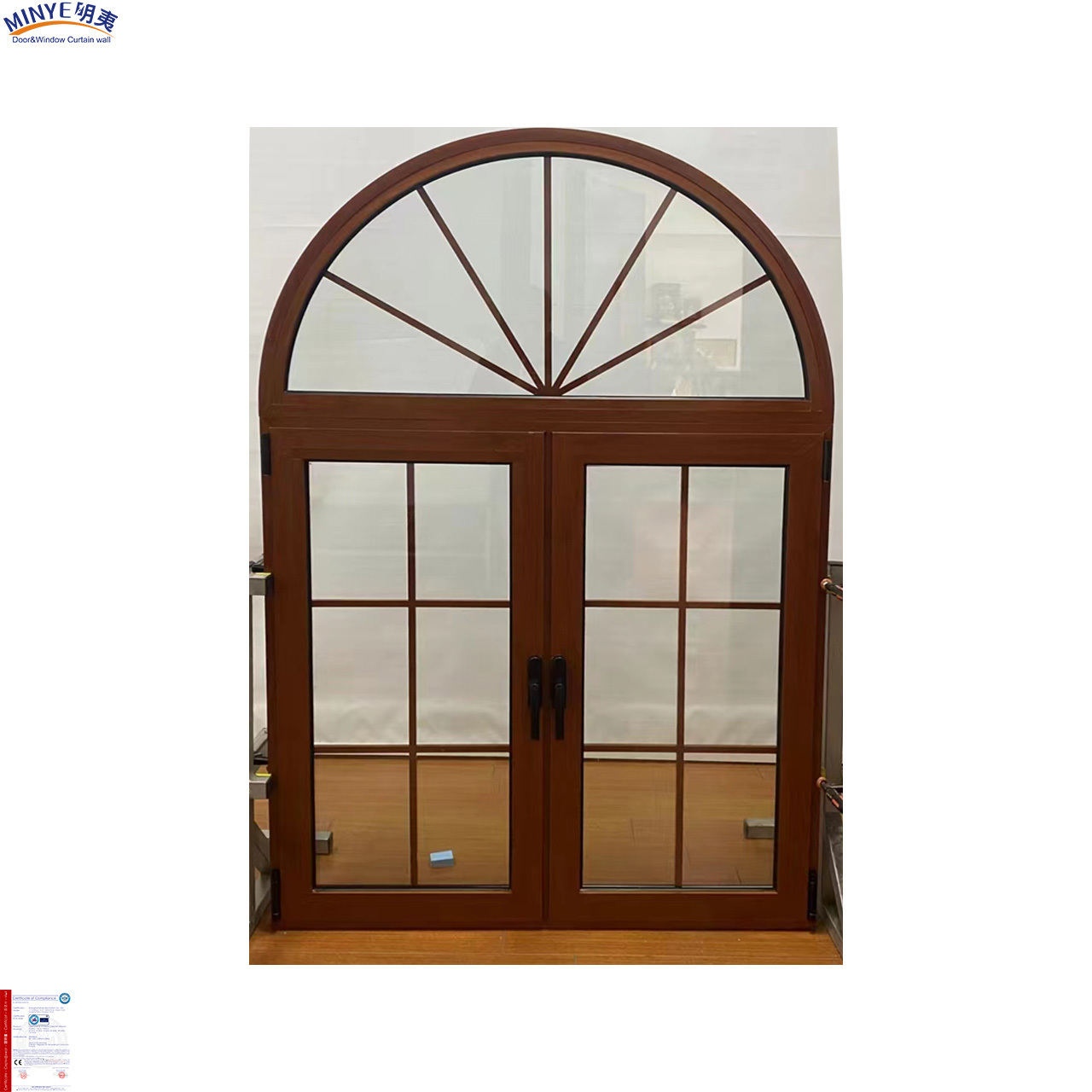 From Chinese factory Impact Resistant Aluminium  Windows American Simple Design Crank Open Casement Windows