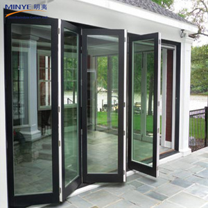 High Quality Villa Used Exterior French Doors Glass Bi Fold Door