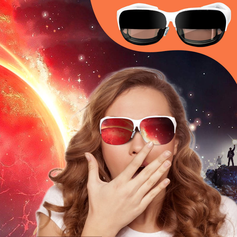 3D Computer Virtual Mobile Screen Display Projection Game Peripherals Hd Movie Cinema Metaverse Ar Glasses