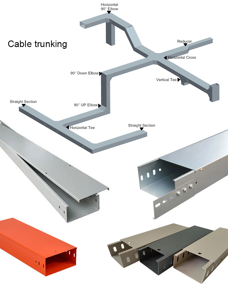 Hot Dipped Galvanized/Galvanized Electric Steel Cable Tray Trunking and Aluminum Ladder Cable Trays